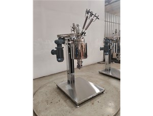 5L不锈钢手动升降翻转反应釜已完工发往大连