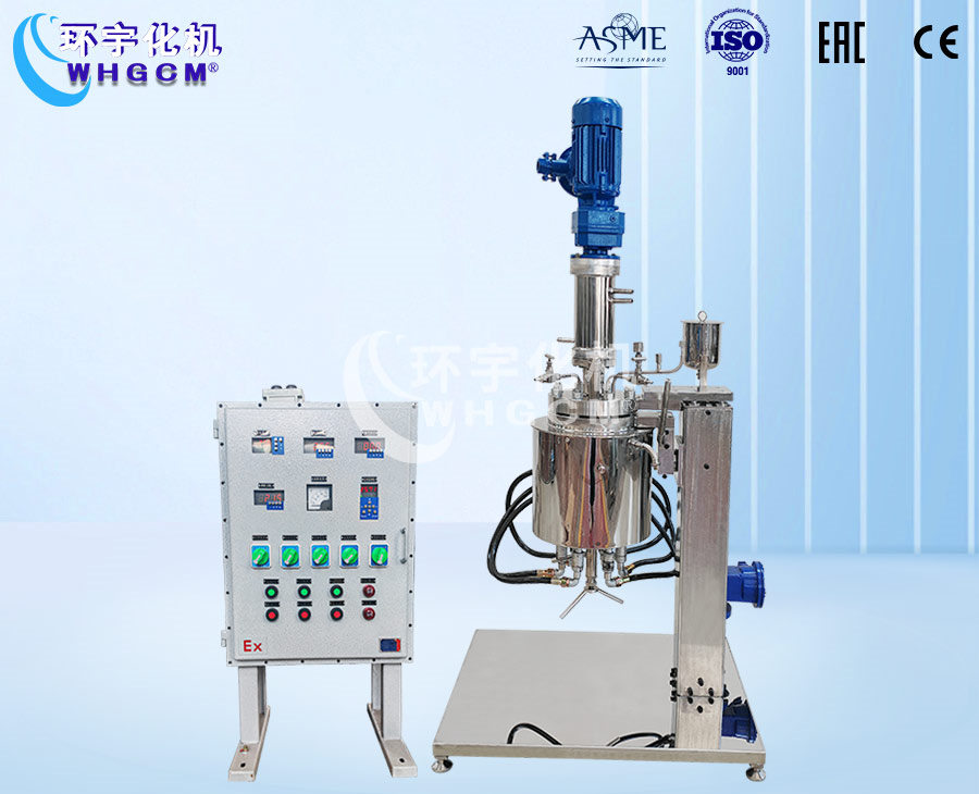 上海5L电动升降不锈钢衬钛实验釡