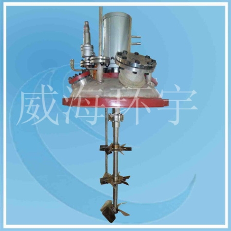 0.5L Four-broad-blade paddle+disk turbine mixer