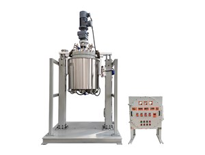 200L防爆不锈钢电动升降翻转油浴电加热反应釜已完工发往焦作