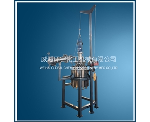 浙江80L酯化反应釜-吊杆升降