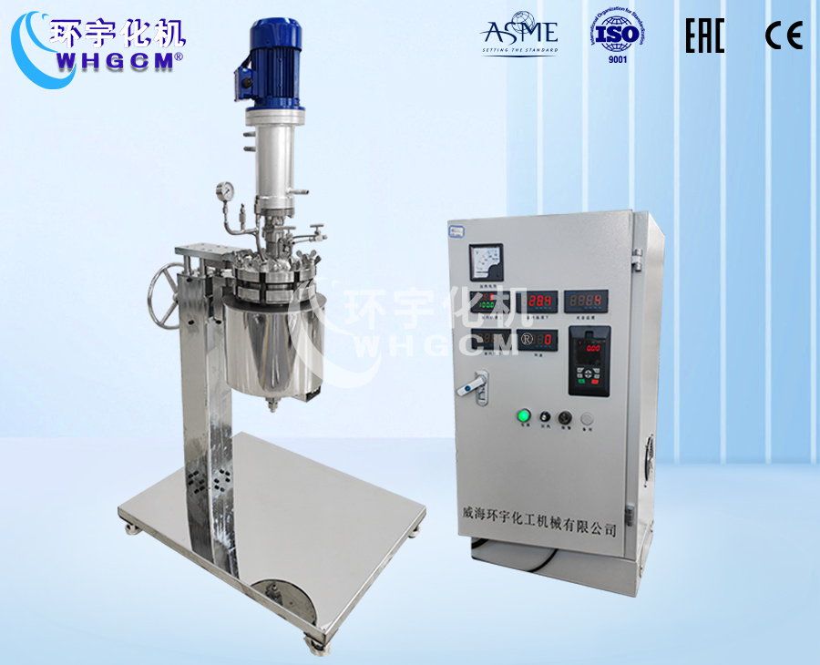 浙江5L手动升降翻转电加热钛材实验釜