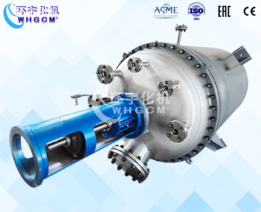 浙江1000L不锈钢内盘管机械密封反应釜